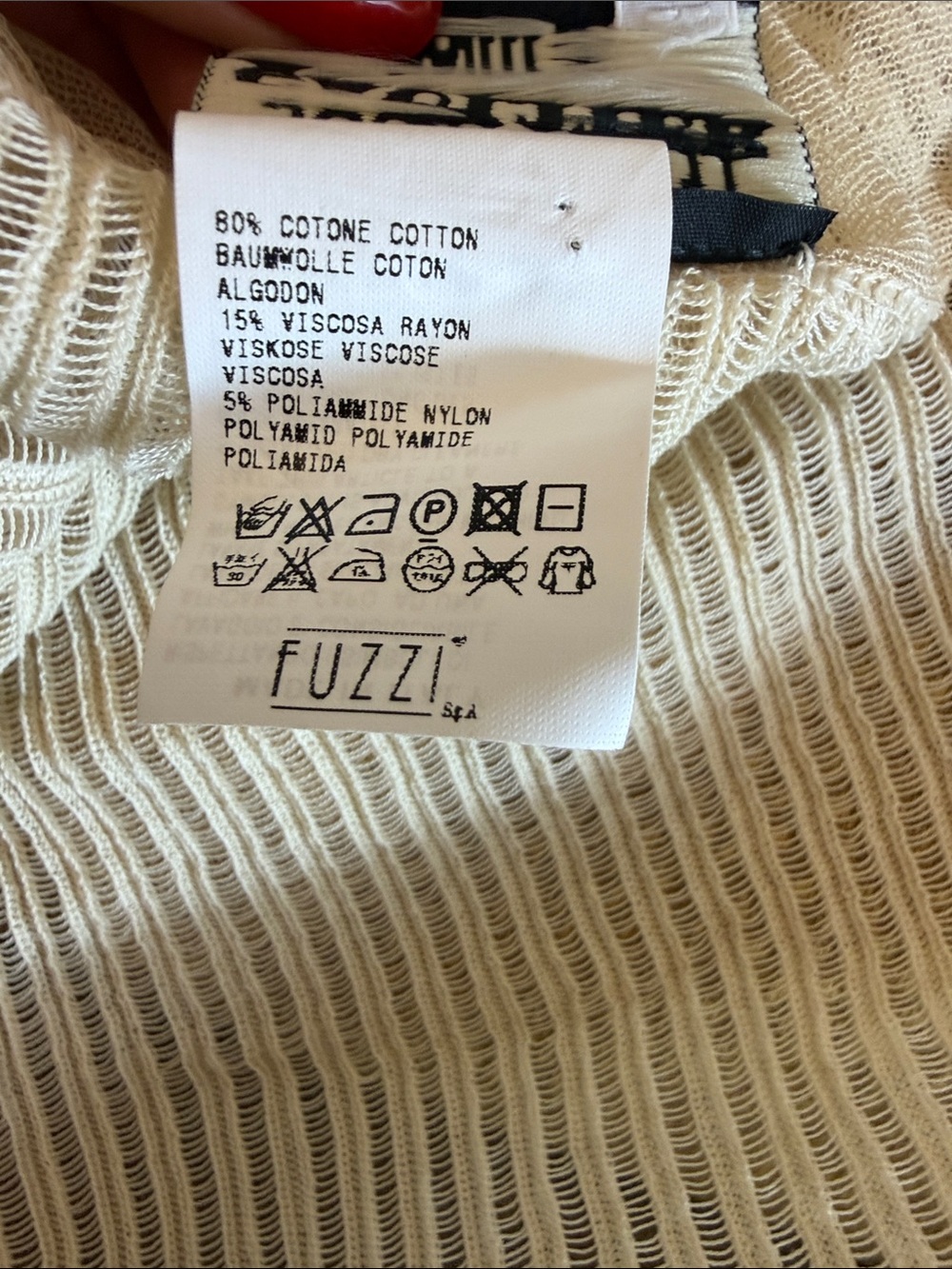Vintage Jean Paul Gaultier Beige Wrap Cardigan Top - Picture 8 of 8